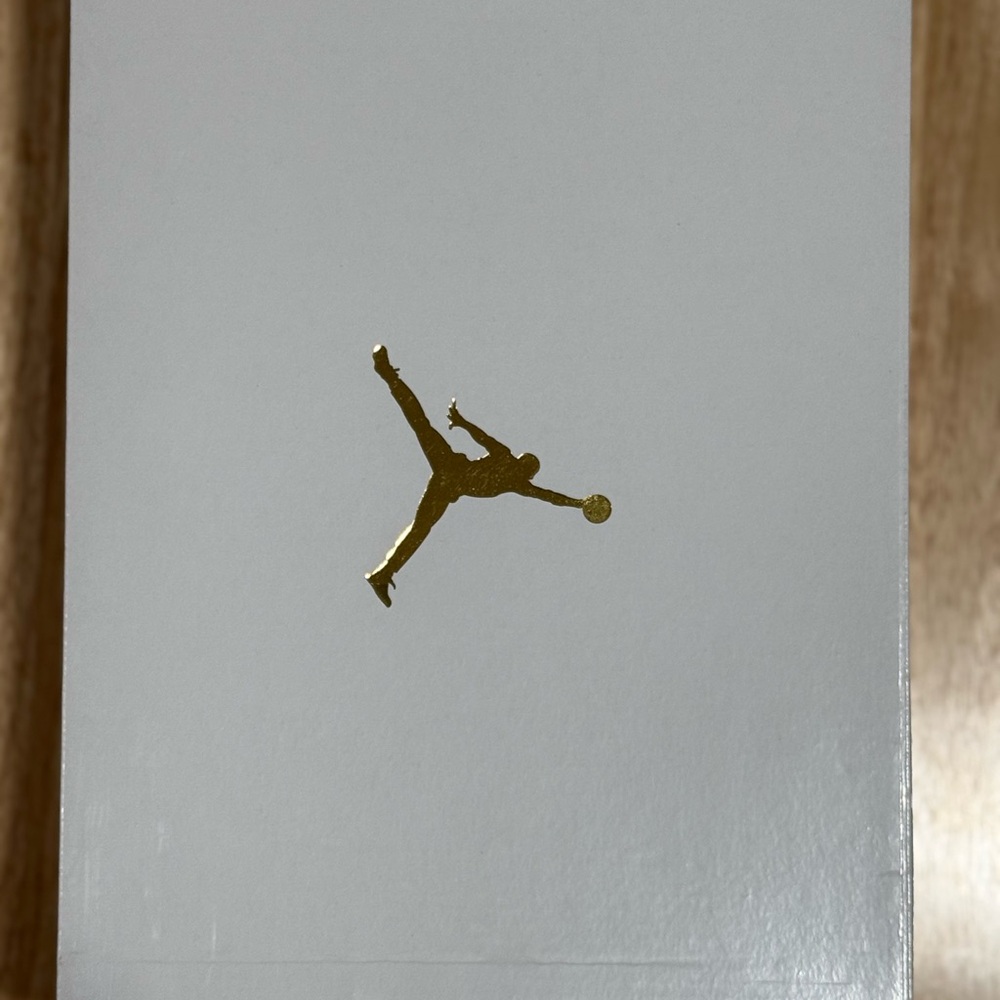 Air Jordan Gold Logo Box